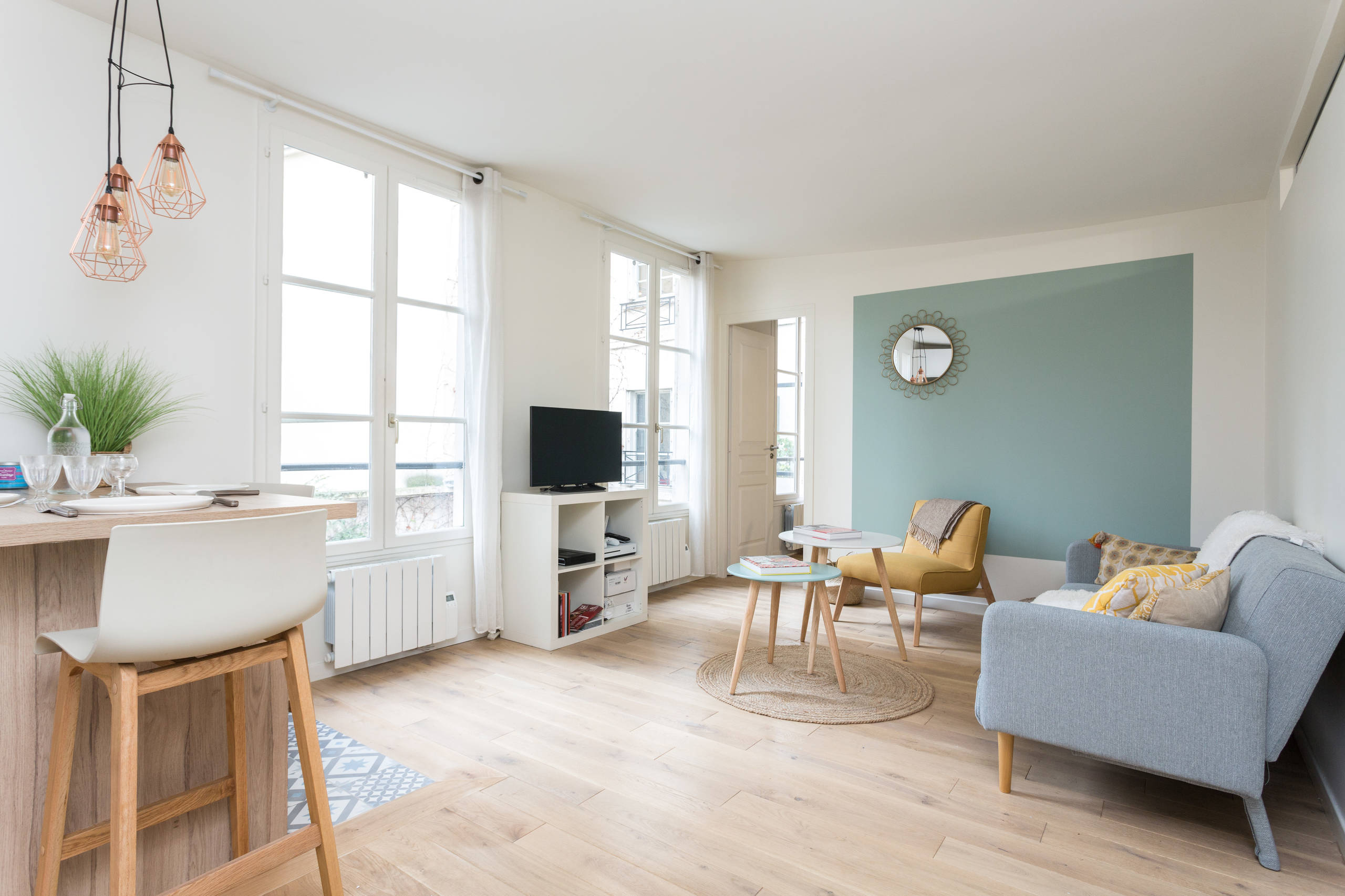 Avant/ Apres Rénovation d'un 30m2 Parisien