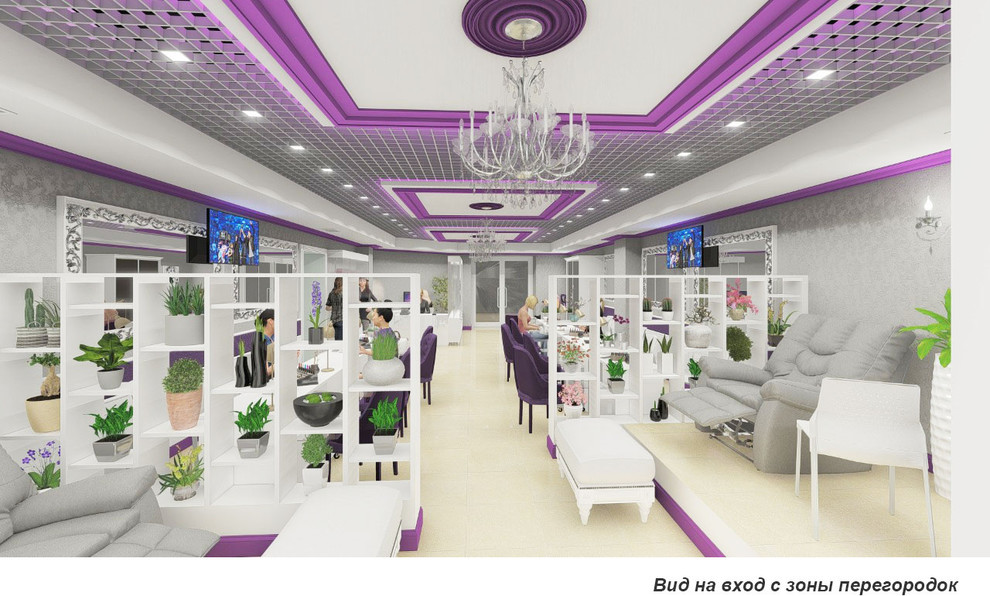 Проектные предложения по Салону ногтевого сервиса (Сургут)