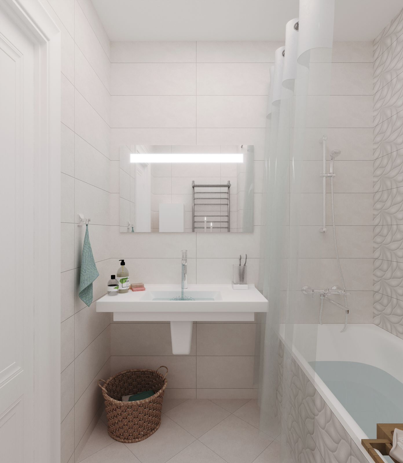 Дизайн проект однокомнатной квартиры в ЖК Кремлевские звезды