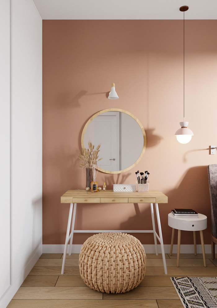 Проект квартиры "Пудра и шоколад"