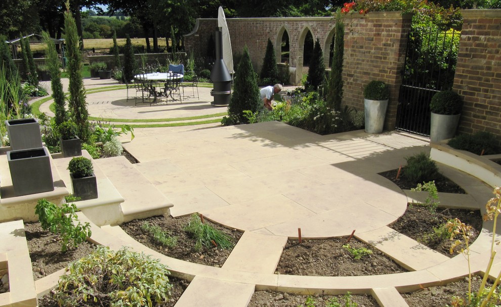 Inspiration for a contemporary garden in Sussex.