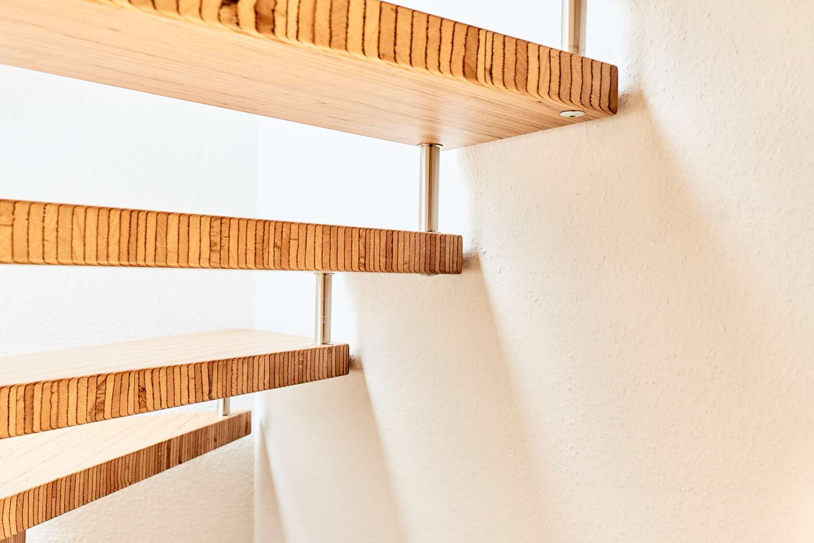 консольная лестница из BauBuche