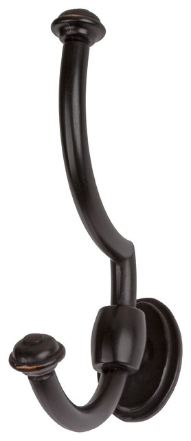 Oil Rubbed Bronze Large Coat Hooks - Traditional - Wall Hooks - by