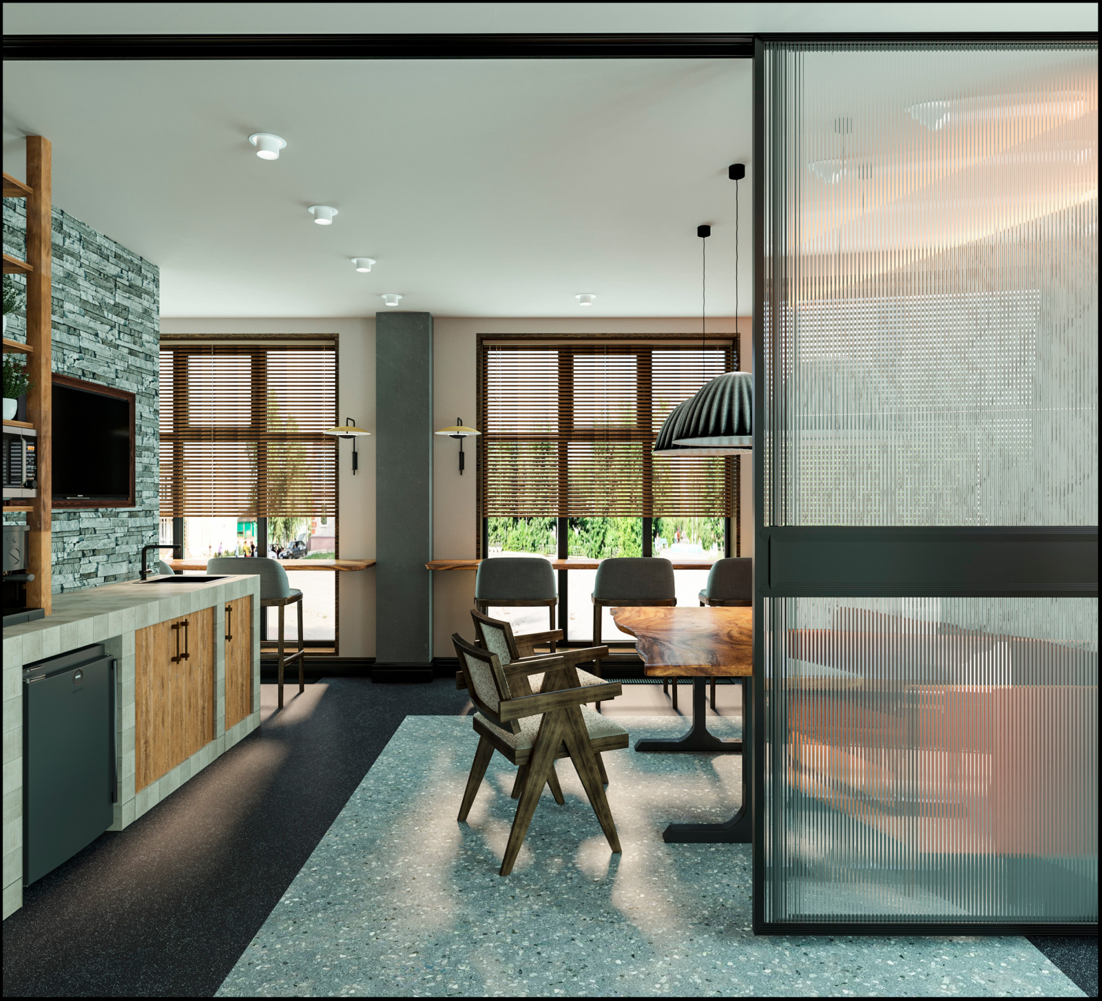 Дизайн апарт комплекса/гостиницы в стиле шале 250 м2