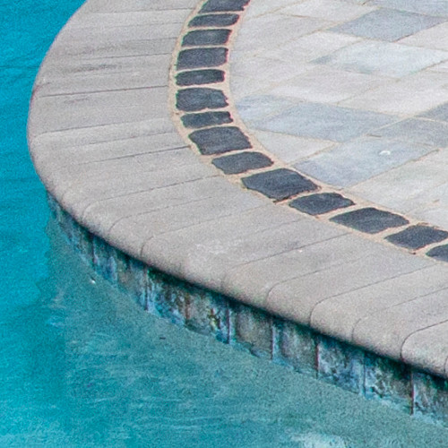 Fullnose Edger™ Limestone pool coping