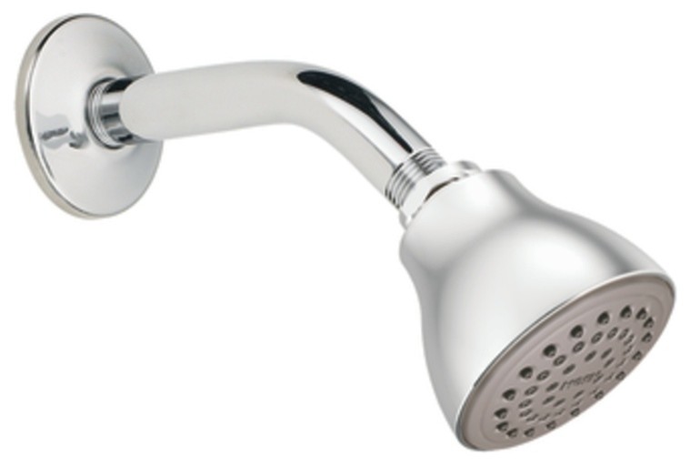 Moen 6304 Easy Clean XL Single-Function Showerhead with Arm and Flange in Chrome
