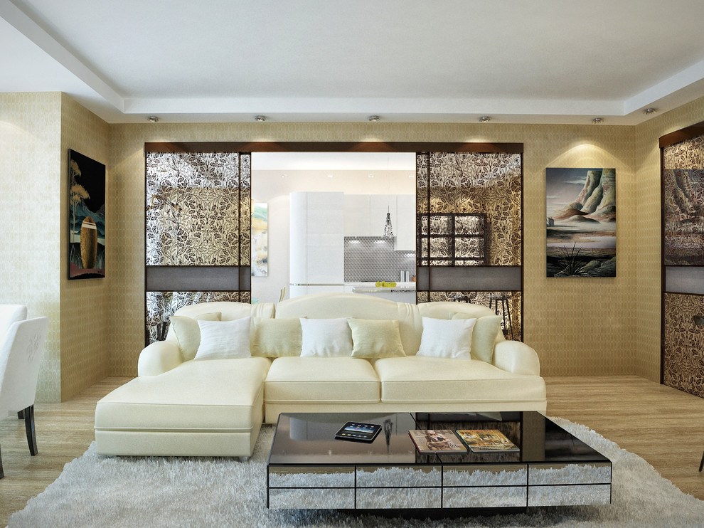 Трехкомнатная квартира 136 кв. метра в современном стиле ЖК «Дубровская Слобода»