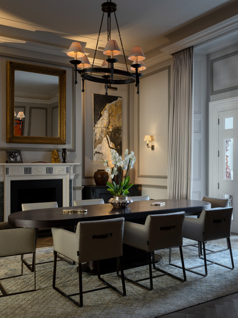 Belgrave Mansion transitional-dining-room