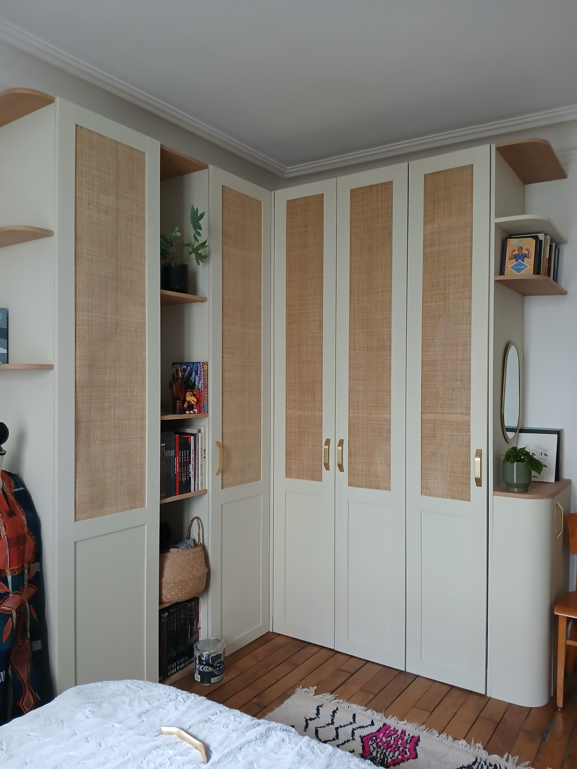Conception d'un dressing d'angle