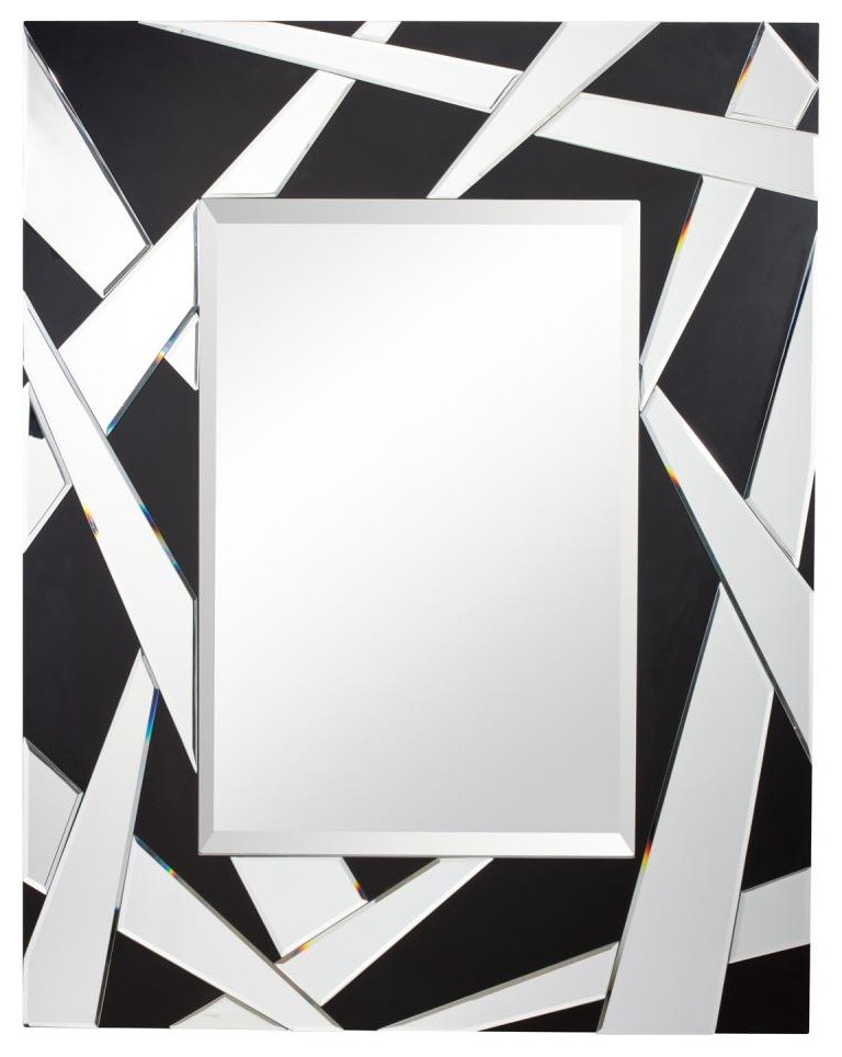 Black Material Not Painted Mirror