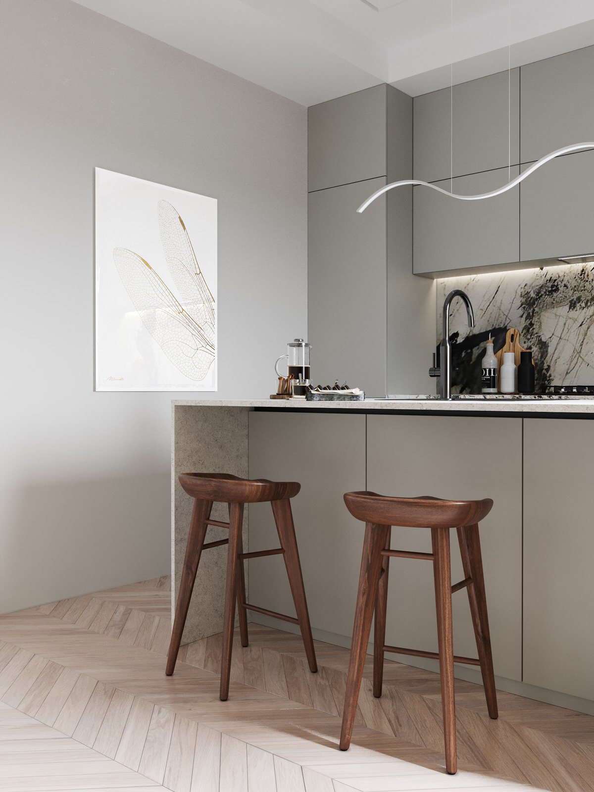 Интерьерная картина "Крылья стрекозы"