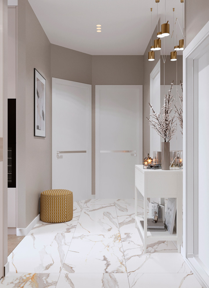 Дизайн двухкомнатной квартиры 60 кв.м в ЖК Символ