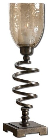 Uttermost 19733 Spiral Twist Set of 2 Candle Holders