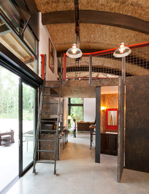 Ames Lake Studio industrial-entrada