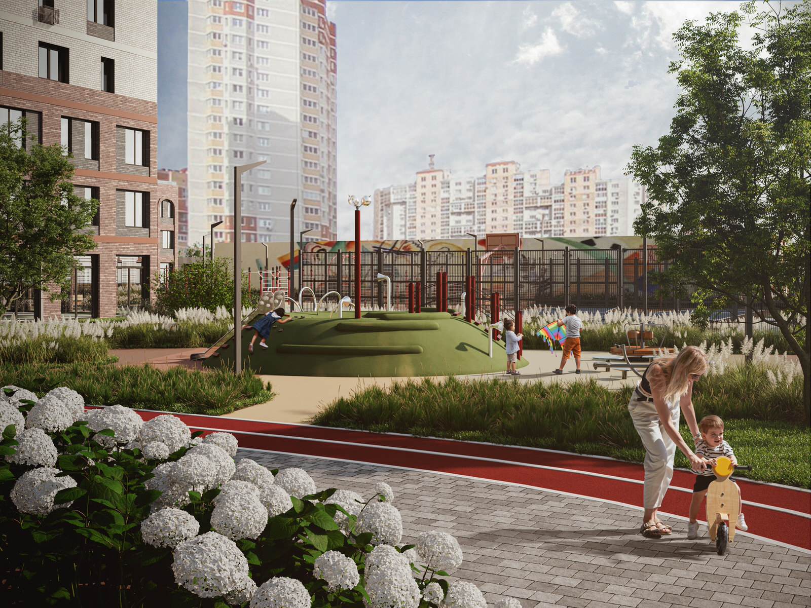 Архитектура фасадов и проект благоустройства