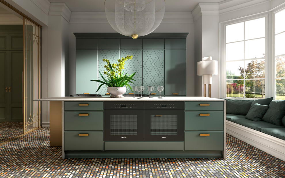 Dolce Vita teal & gold