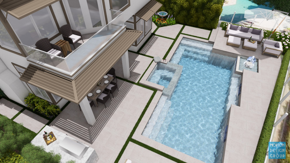 Garrett - Contemporary Yard Remodel - Laguna Niguel, CA.