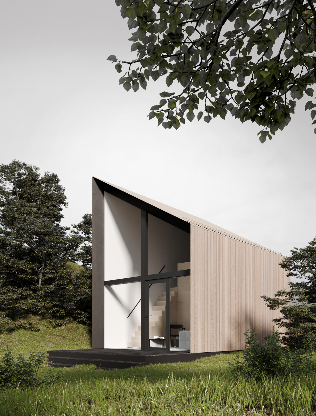 Гостевой каркасный дом S28