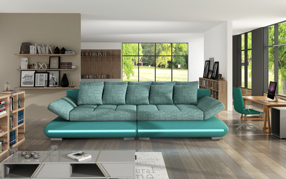 European Led Sofa Nera Modern Living Room Chicago By Eqsalon Furniture Inspirations