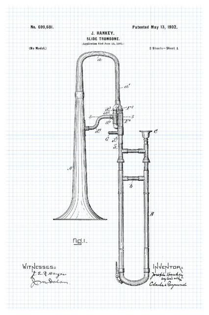 trombone graphite on graph
