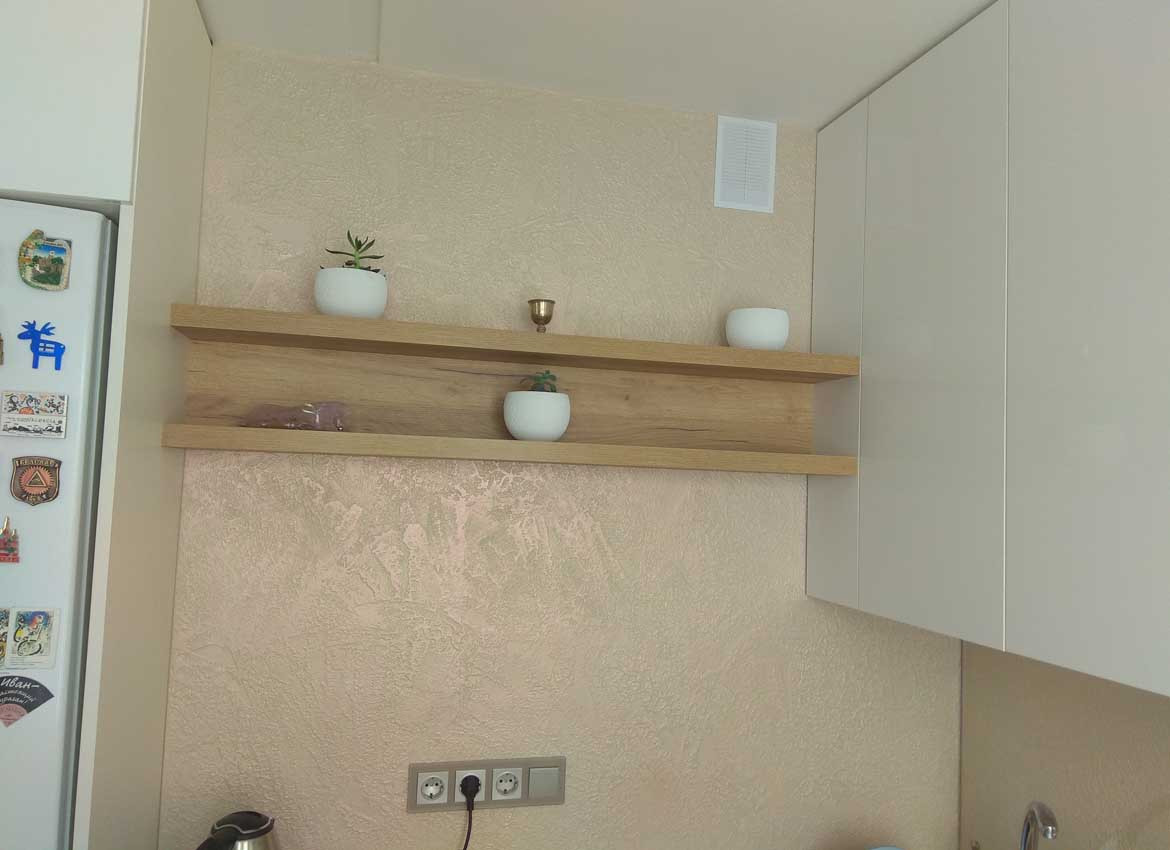 Кухни с фасадами из пластика