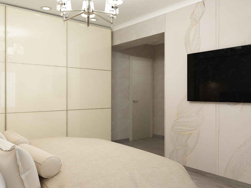 Спальня. 2 варианта визуализации & реализация