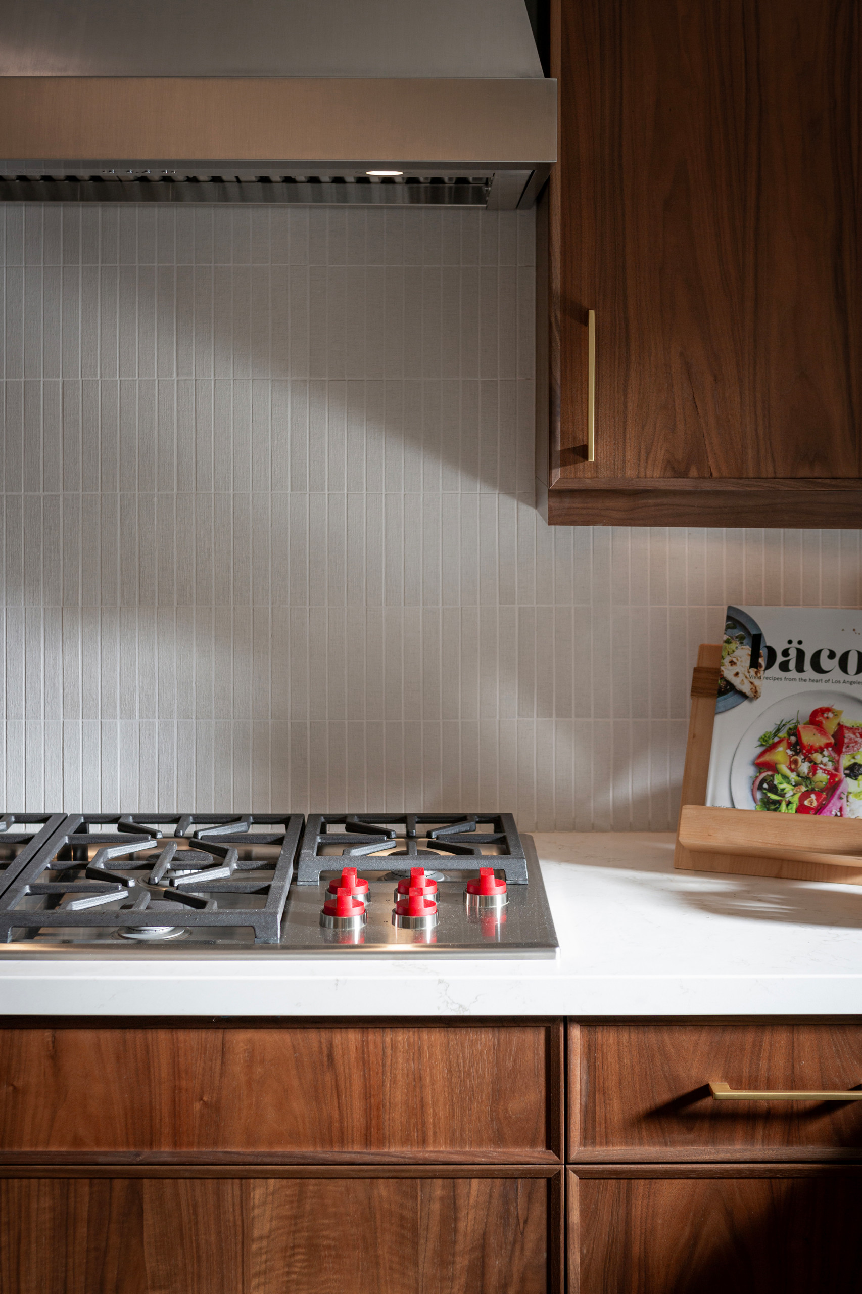 Westlake Village Modern Walnut Kitchen