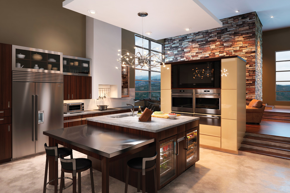 Kitchen - transitional kitchen idea in Phoenix