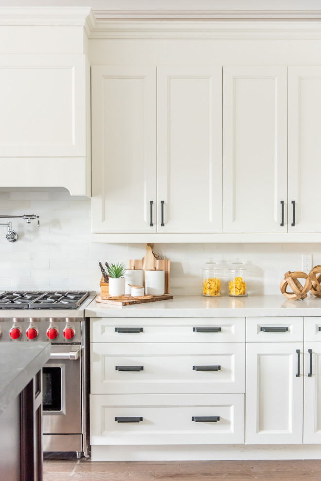 Inspiration for a transitional home design remodel in Toronto