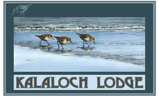 by Artist Dave Bartholet Kalaloch Lodge Birds At Beach Art Print, 30 ...