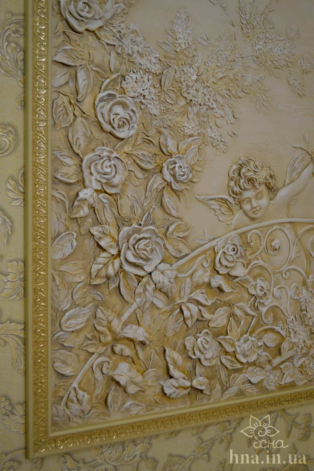 Греко-римские руины, барельеф