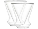 JoyJolt® Cosmo Double Wall Stemless Martini Glasses, 4ct.