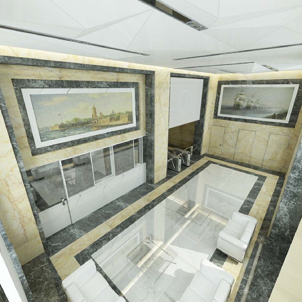 Дизайн-проект интерьера проходной завода в Санкт-Петербурге