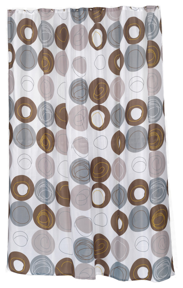 "Madison" Stall Size Fabric Shower Curtain