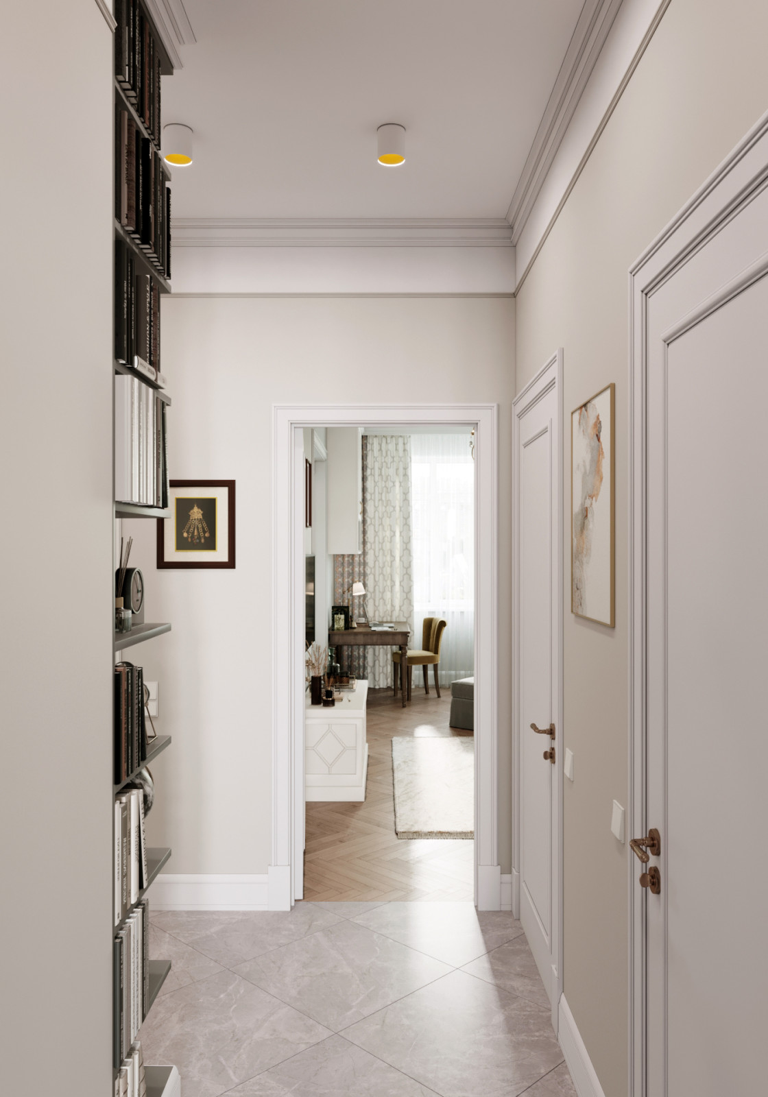 Квартира в Коммунарке "Светлая меланхолия" - 76,75 кв.м.