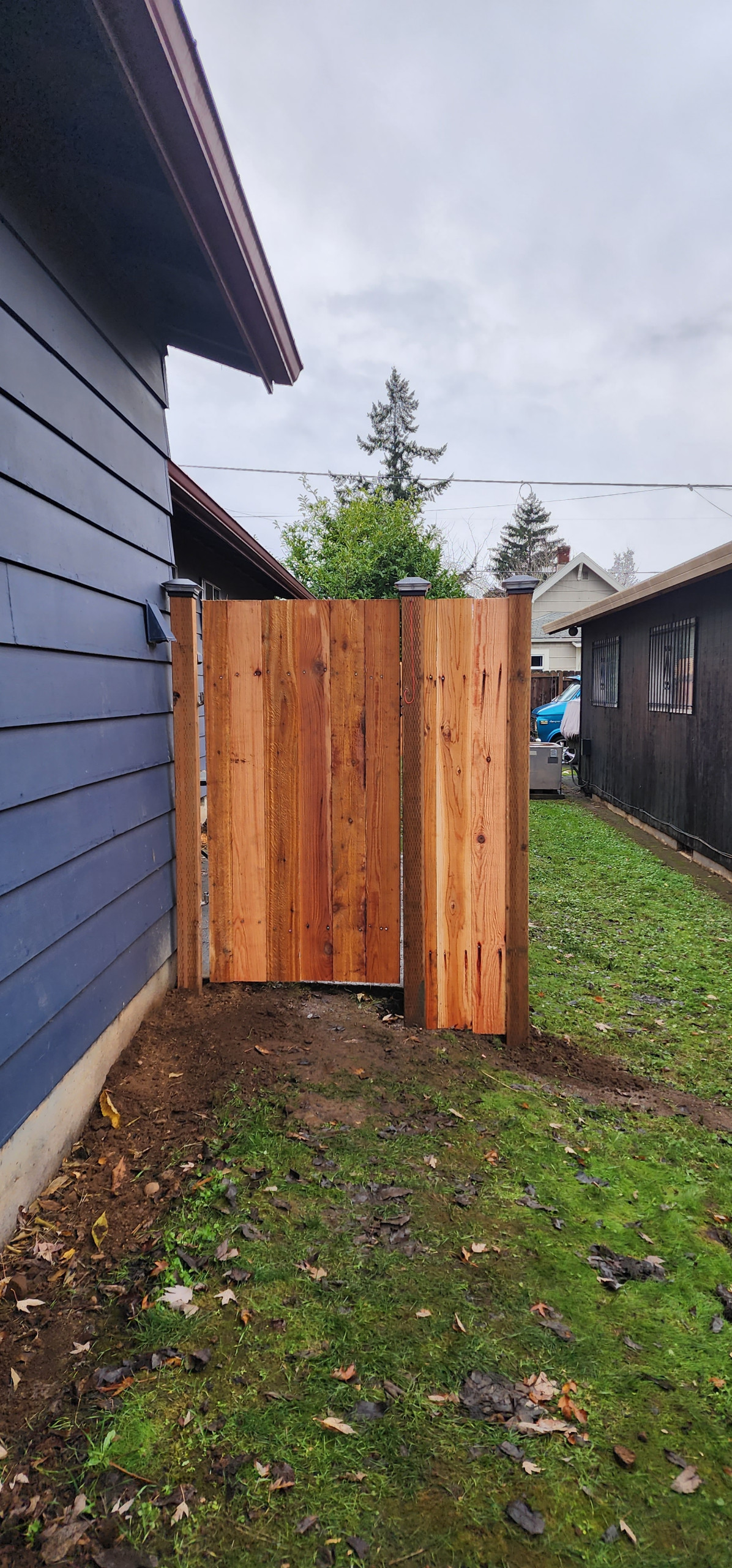 Fence and small concrete work