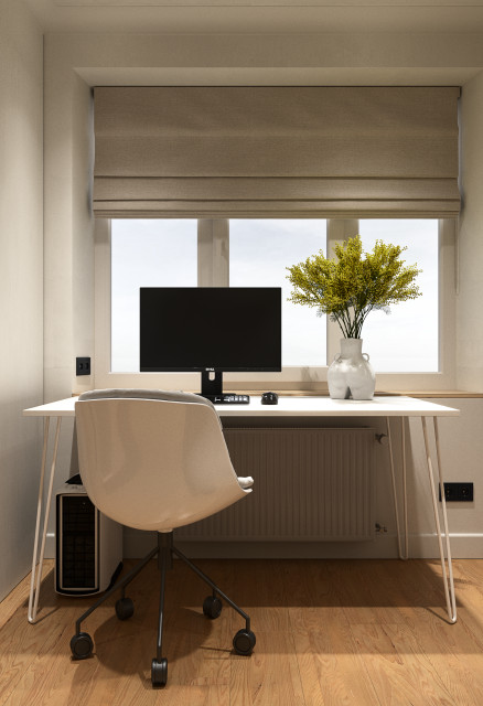 39 sq.m. studio in Kyiv contemporary-home-office