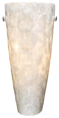 Milano Wall Sconce Champagne Shell Glass
