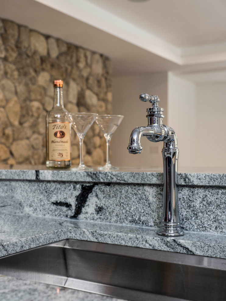 Inspiration for a rustic home design remodel in Boston