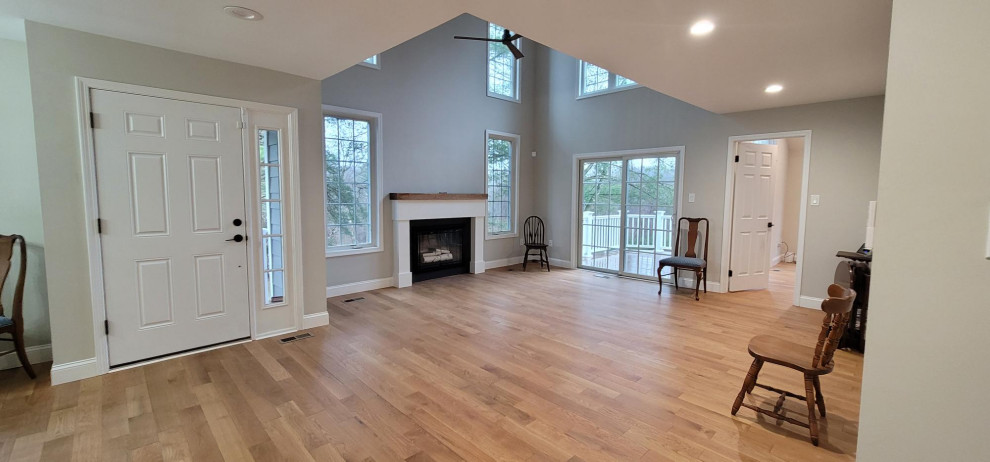 First Floor Floor and Fireplace Upgrade