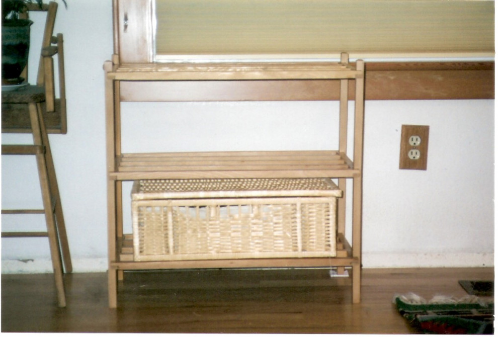 Custom Wood Shelf for Plants