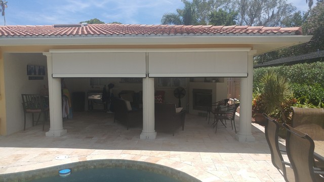 Solar Patio Shade - Anna Maria Island - Sarasota Bay tropisk-gaardhave