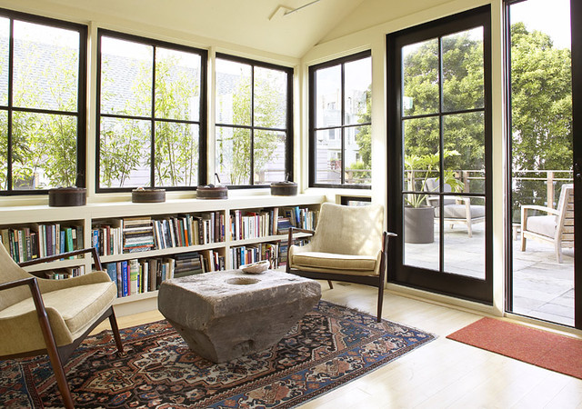 Feldman Architecture contemporary-living-room