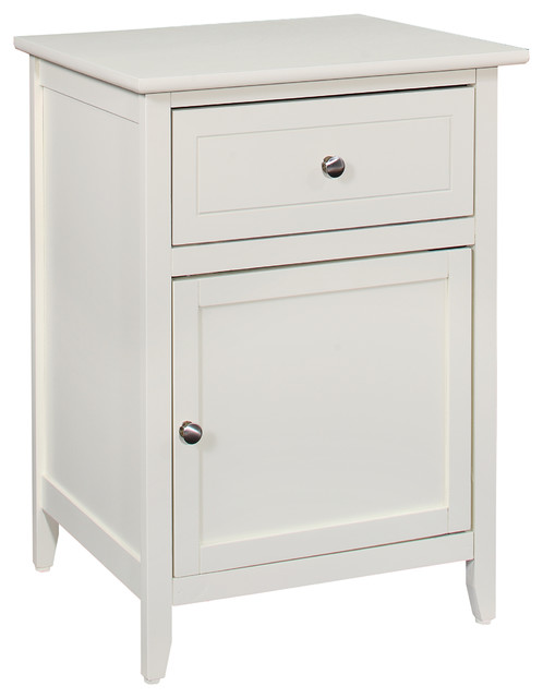 1 Drawer Door Nightstand Beige 1 Drawer Door Nightstand Beige