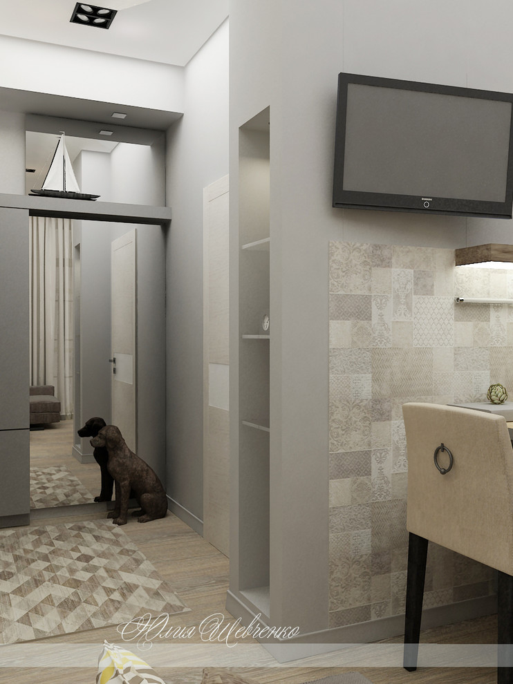 Проект однокомнатной квартиры в д.Рассказовка,Москва