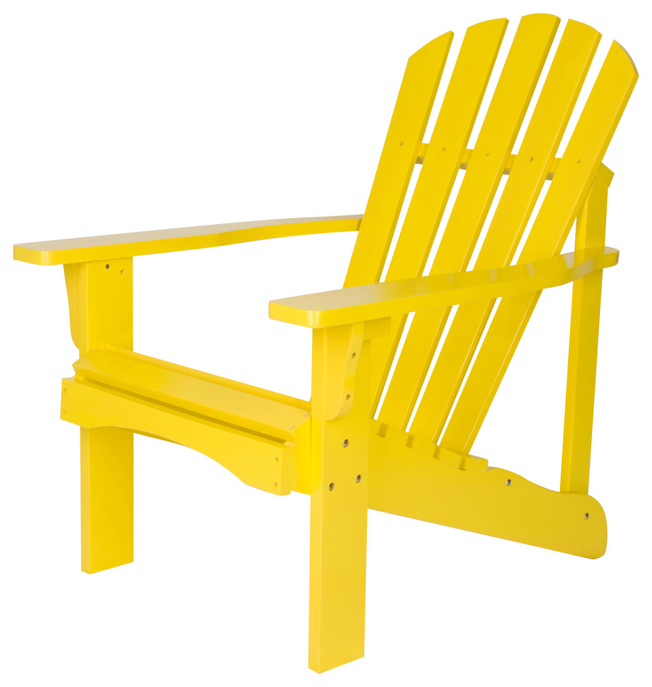 Rockport Adirondack Chair, Lemon Yellow