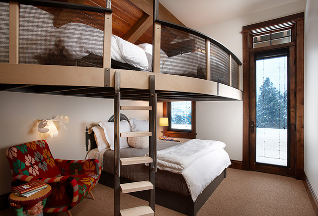 Mountain Chic rustico-camera-da-letto