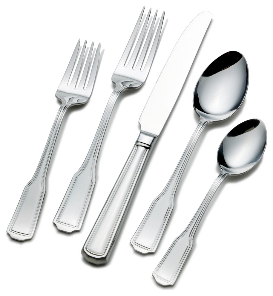Wallace Home American Chippendale 65-piece Flatware Set