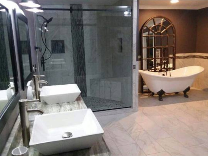 Bathroom - transitional bathroom idea