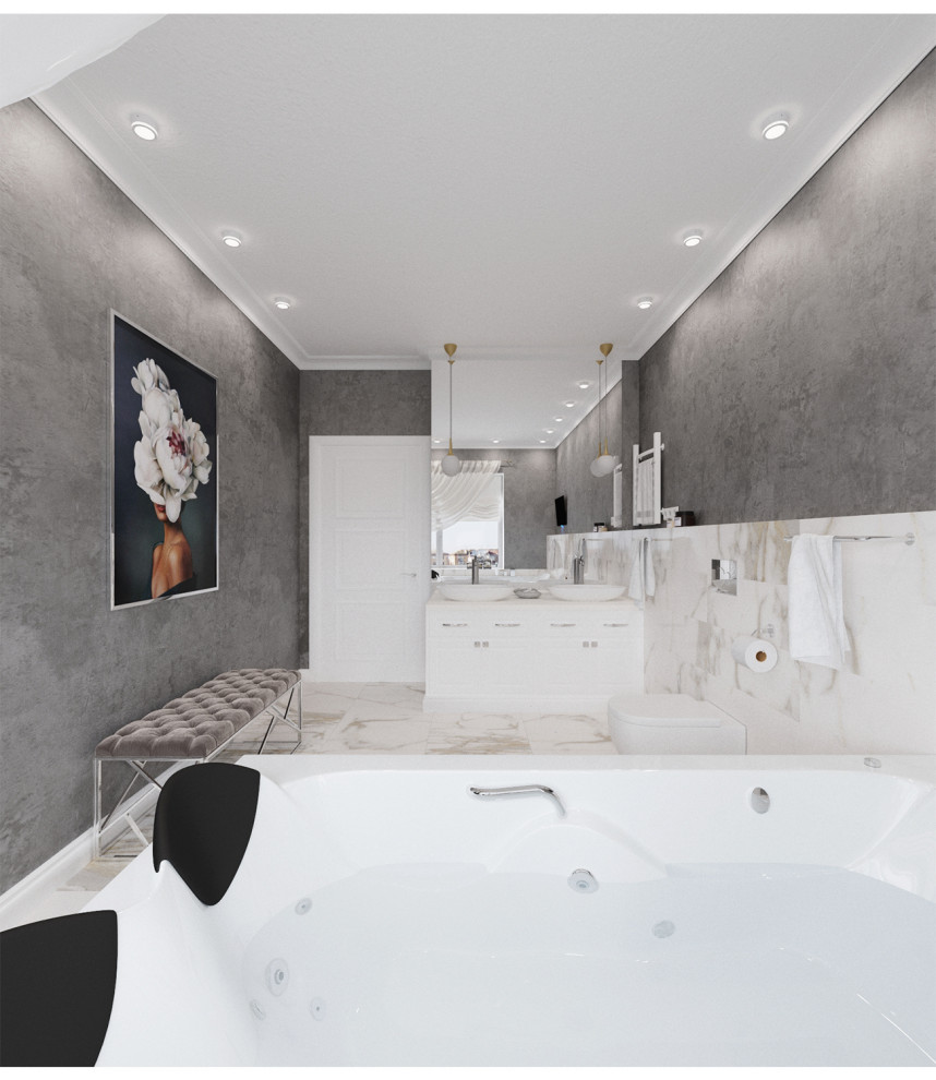 Двухуровневая квартира в стиле Ар-деко